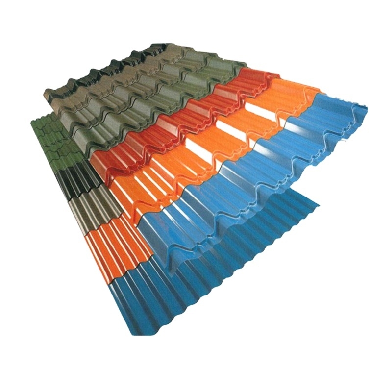 Folha galvanizada colorida Prepainted com embalagem padrão e para trás 5 da exportação - pintura 20um